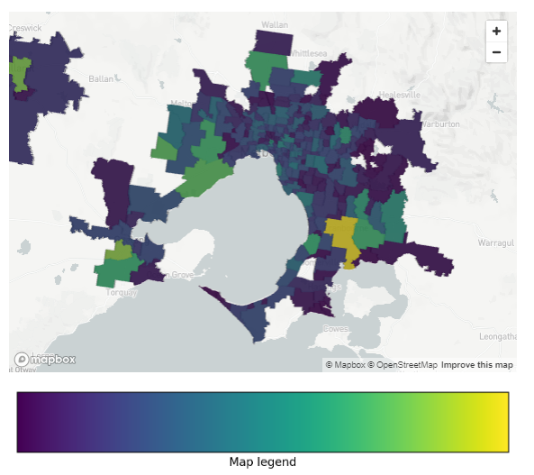 Streamlit - Data Visualisation of migrations