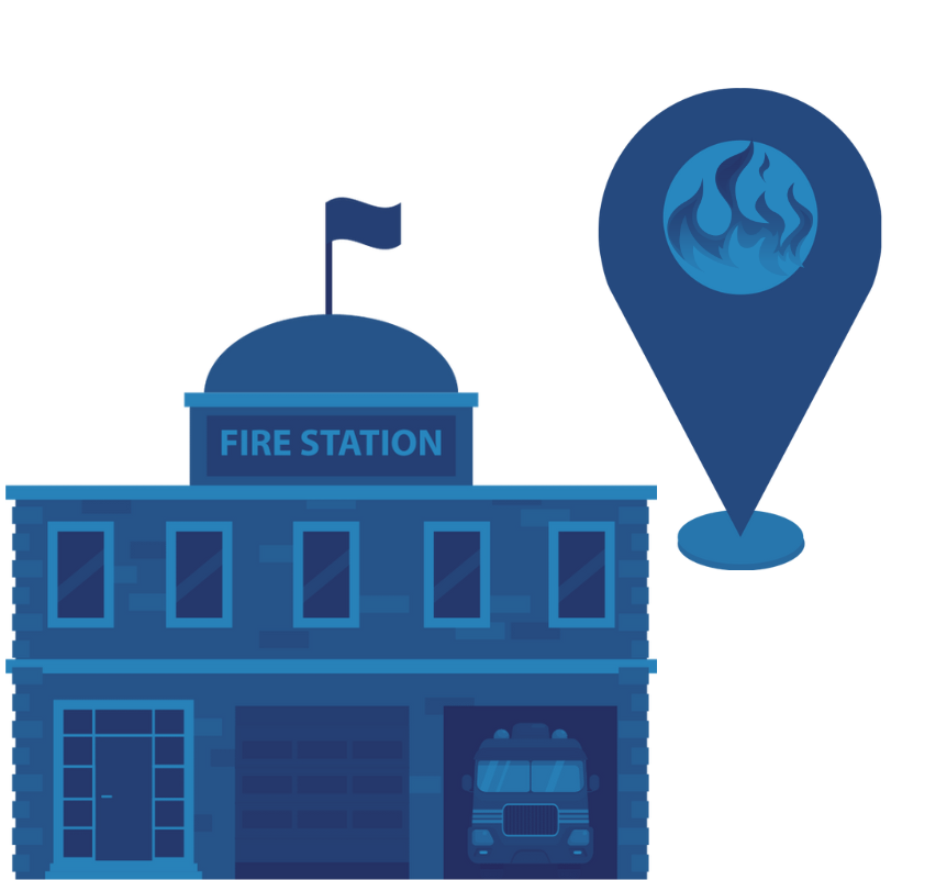 Fire Locations and Fire Stations
